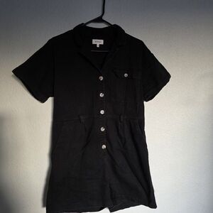 Bohme Black Jean Romper